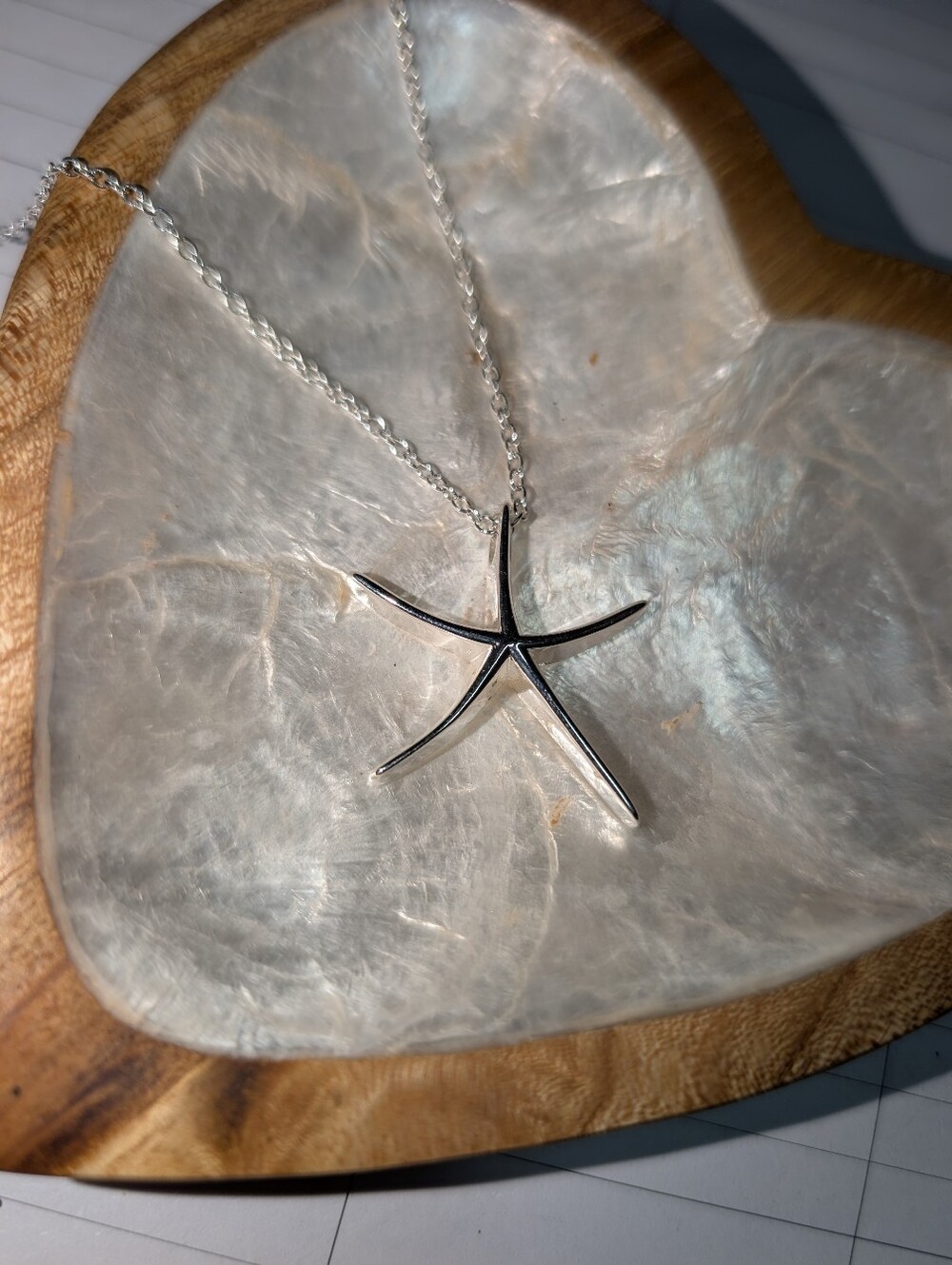 Sterling Silver Starfish Necklace